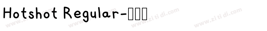 Hotshot Regular字体转换